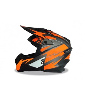 Casco MotoCross Kayo Racing - Vista Laterale
