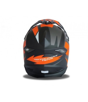 Casco MotoCross Kayo Racing - Vista Posteriore