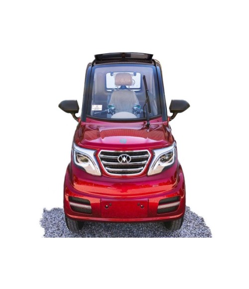 Mini Car Elettrica Freedom Due - Colore Rosso Vista Frontale