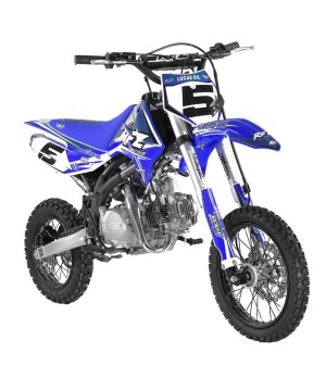 Pit Bike Apollo RFZ Gazelle 125cc 14/12 - Colore Blu - Vista Frontale Destra