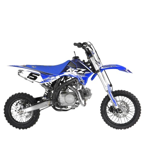 Pit Bike Apollo RFZ Gazelle 125cc 14/12 - Colore Blu - Vista Frontale Destra