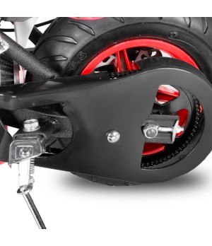 Minimoto 49cc Compatto Motors- Colore Rosso - Dettaglio Trasmissione