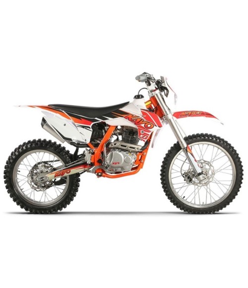 Moto Cross Kayo 250cc K2 - Colore Rosso - Vista Laterale Destra