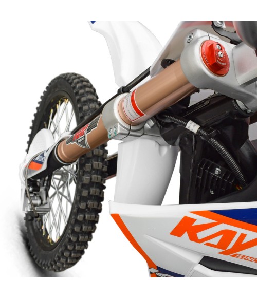 Pit Bike Cross Kayo 250cc T4 Enduro - Dettaglio Forcelle Anteriori Regolabili