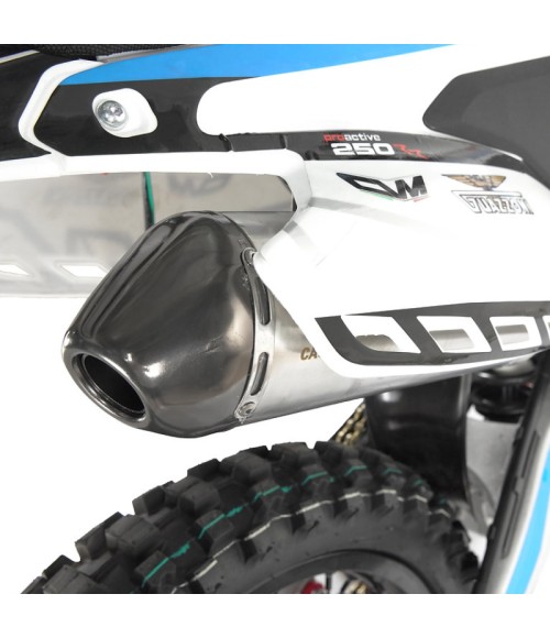 Pitbike Thunder 250cc Apollo ruota 21/18 - Dettaglio Terminale di Scarico Racing