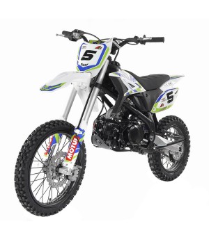 Apollo RFZ Jaguar 125cc ruota 17/14 - Colore Verde - Vista Frontale Sinistra