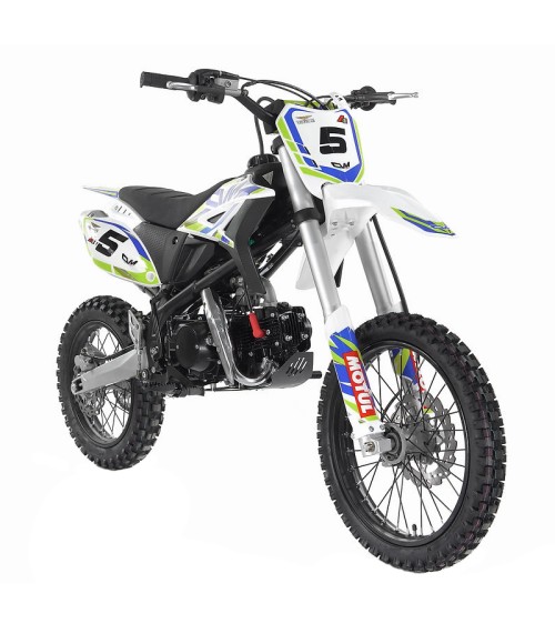 Apollo RFZ Jaguar 125cc ruota 17/14 - Colore Verde - Vista Frontale Sinistra