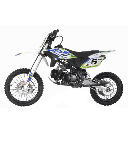Apollo RFZ Jaguar 125cc ruota 17/14 - Colore Verde - Vista Frontale Sinistra