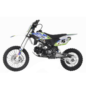 Apollo RFZ Jaguar 125cc ruota 17/14 - Colore Verde - Vista Laterale Sinistra
