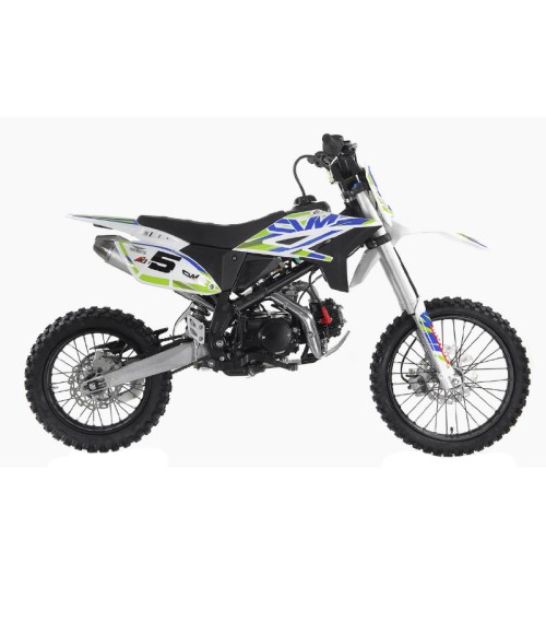 Apollo RFZ Jaguar 125cc ruota 17/14 - Colore Verde - Vista Frontale Sinistra