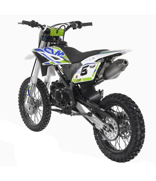 Apollo RFZ Jaguar 125cc ruota 17/14 - Colore Verde - Vista Frontale Sinistra