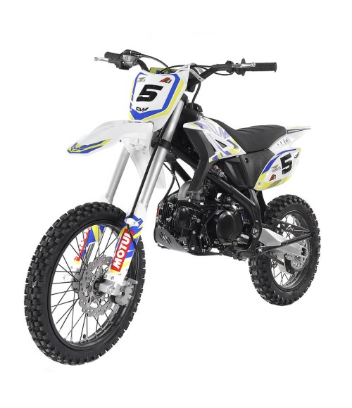 Apollo RFZ Jaguar 125cc ruota 17/14 - Colore Giallo - Vista Frontale Sinistra