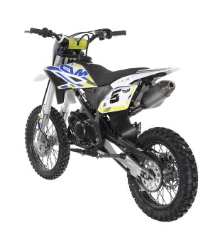 Apollo RFZ Jaguar 125cc ruota 17/14 - Colore Giallo - Vista Posteriore Laterale Sinistra