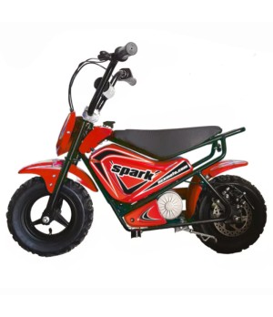 Moto elettrica bambino Spark 250W R7 - Colore Rosso - Vista Laterale Sinistra