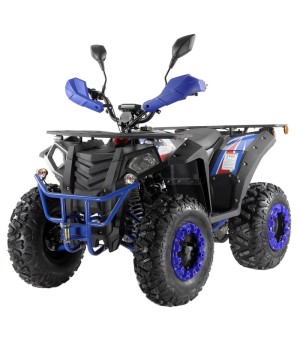Quad Commander 200cc T3B omologato - Colore Blu - Vista Frontale Sinistra
