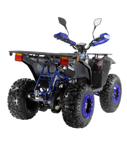 Quad Commander 200cc T3B omologato - Colore Blu - Vista Frontale Sinistra