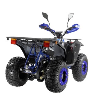 Quad Commander 200cc T3B omologato - Colore Blu - Vista Posteriore Laterale Destra