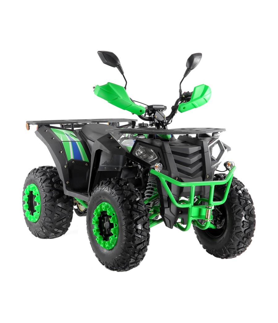 Quad Commander 200cc T3B omologato - Colore Verde - Vista Frontale Destra