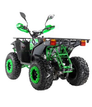 Quad Commander 200cc T3B omologato - Colore Verde - Vista Posteriore Laterale Sinistra