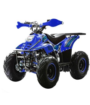 Quad Jambo 125 R7 Super Well Automatico - Colore Blu - Vista Frontale Sinistra