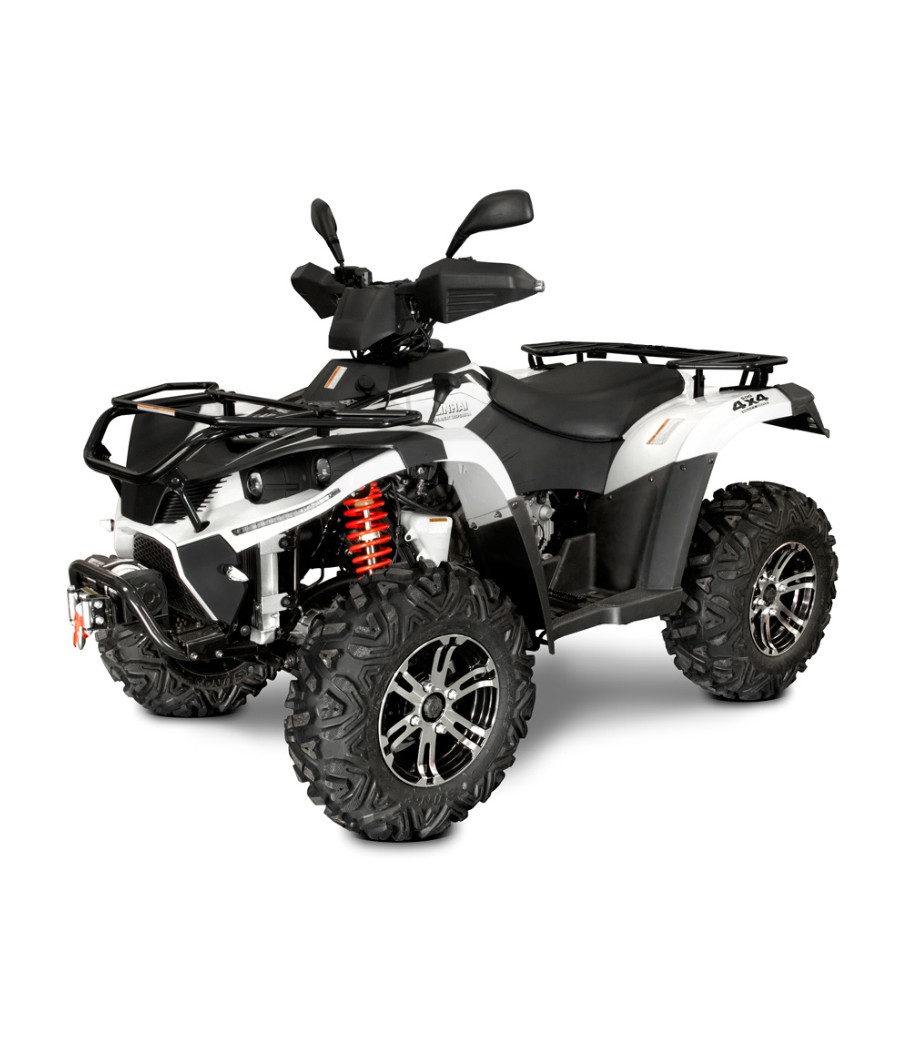 Quad Utility Linhai 500 4x4 - Colore Bianco - Vista Frontale Sinistra