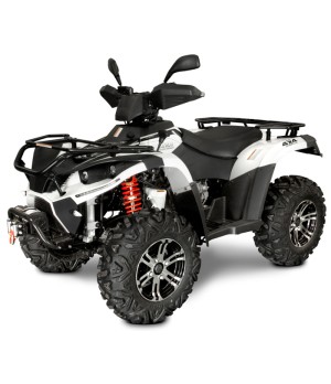 Quad Utility Linhai 500 4x4 - Colore Bianco - Vista Frontale Sinistra