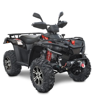 Quad Utility Linhai 500 4x4 - Colore Nero - Vista Frontale Destra