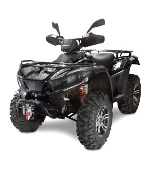 Quad Utility Linhai 500 4x4 - Colore Nero - Vista Frontale Sinistra