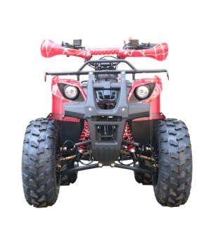 Quad Mini Quad Elettrico Compatto Motors E-ATV 1000w 48V Ruote 8 - Colore Rosso - Vista Frontale