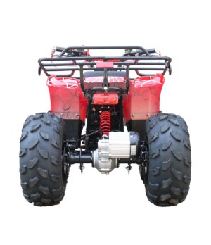 Quad Mini Quad Elettrico Compatto Motors E-ATV 1000w 48V Ruote 8 - Colore Rosso - Vista Posteriore