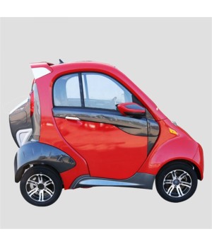 Mini Car Vitale Fulu Kelly 100% Elettrica - Colore Rosso - Vista Laterale Destra