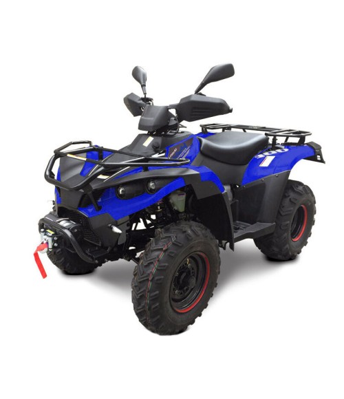 Quad Linhai 300cc EFI non omologato - Colore Blu - Vista Frontale Sinistra