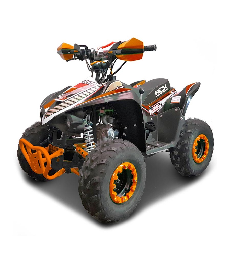 Quad NCX Tracker 125cc R7  - Colore Arancione - Vista Frontale Sinistra