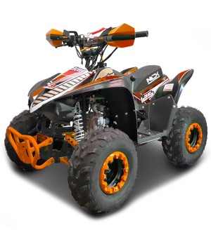 Quad NCX Tracker 125cc R7  - Colore Arancione - Vista Frontale Sinistra