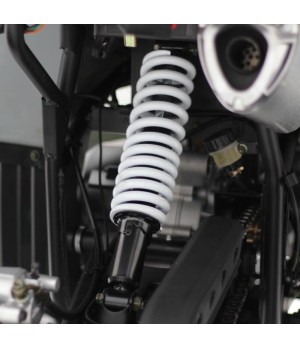 Quad NCX Mega Angry 200 CVT - Dettaglio del Monoammortizzatore Posteriore Rinforzato da 360mm