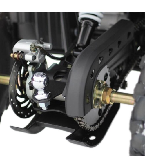 Quad NCX Mega Angry 250 CVT R10 - Colore Nero/Verde - Vista Frontale Sinistra