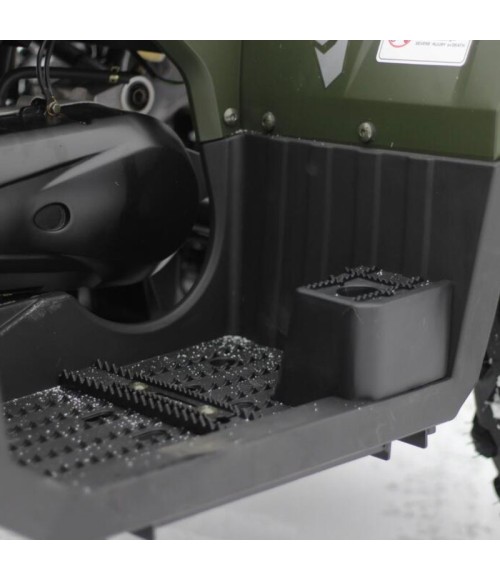 Quad NCX Mega Angry 250 CVT R10 - Colore Nero/Verde - Vista Frontale Sinistra