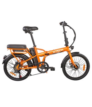 Bici Elettrica Ztech ZT-12 Camp 250W - Colore Arancione - Vista Laterale Destra