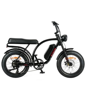 Bici Elettrica Ztech ZT-86B Legacy 2 250W - Colore Nero - Vista Laterale Destra