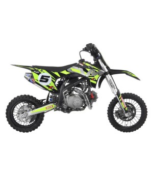 Pit Bike Apollo RXF Open 125cc 14/12 - Colore Verde - Vista Laterale Destra