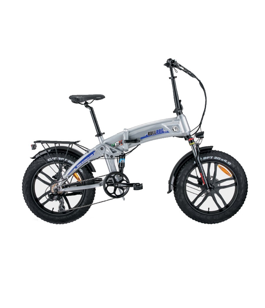 Fatbike Elettrica Pieghevole NCX RD5 Alloy 250W - Colore Argento - Vista Laterale Destra