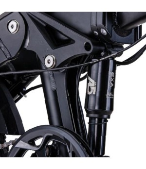 Fatbike Elettrica Pieghevole NCX RD8 Alloy 250W 48V - Dettaglio Sospensione Posteriore A5RR1 Air Pressure