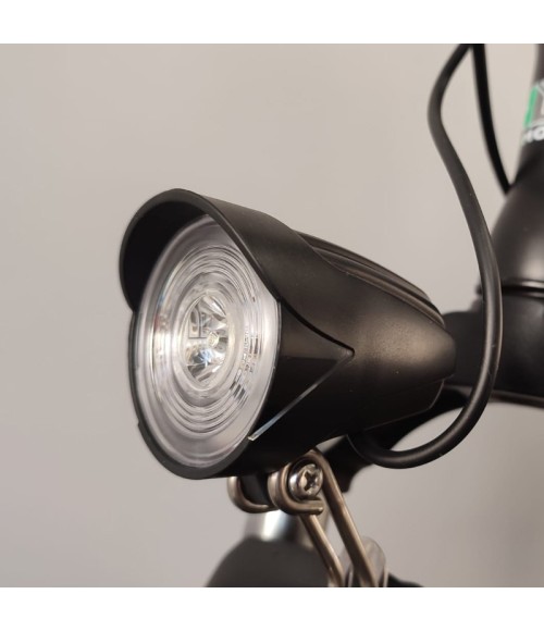 FatBike Elettrica Pieghevole NCX Zero Sport Design 250W - Dettaglio Faro Anteriore a LED
