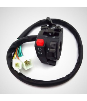 Comando 5 funzioni: avviamento, spegnimento, luci, clacson, frecce