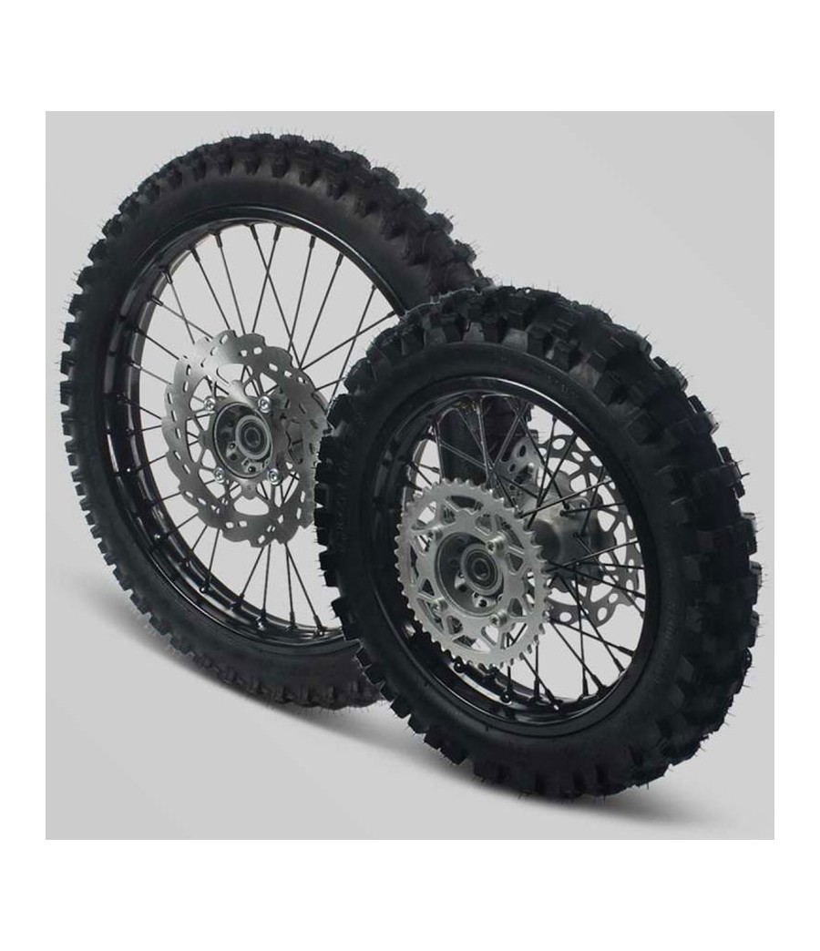 Set Ruote 16/19″ Guangli, per Pit Bike, Dirt Bike, Minimoto