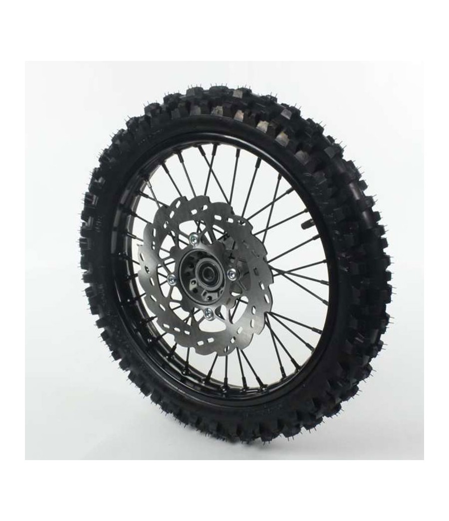 Ruota anteriore 14″ in acciaio con pneumatico Guangli, per Pit Bike, Dirt Bike, Minimoto