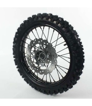 Ruota anteriore 14″ in acciaio con pneumatico Guangli, per Pit Bike, Dirt Bike, Minimoto