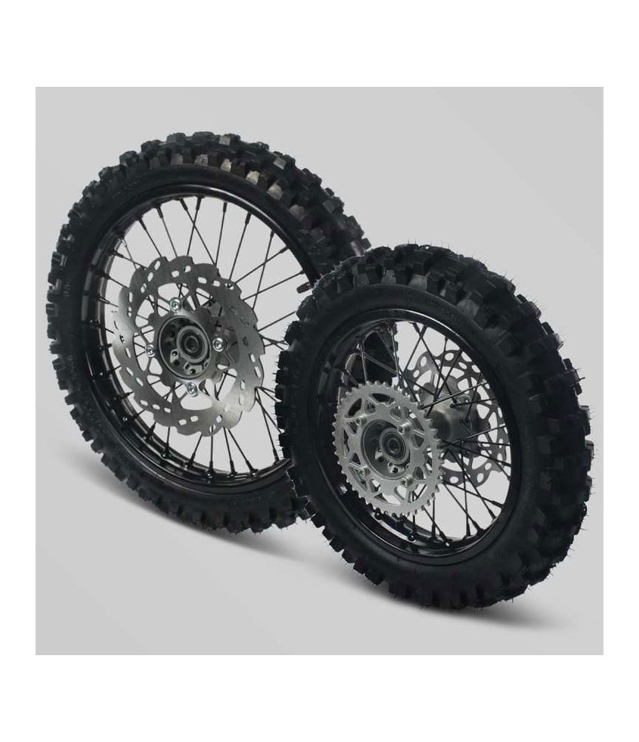 Kit Ruote 12/14″ Guangli, per Pit Bike, Dirt Bike, Minimoto