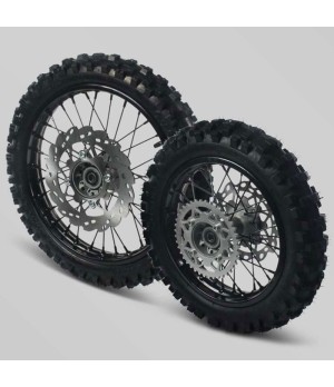 Kit Ruote 12/14″ Guangli, per Pit Bike, Dirt Bike, Minimoto