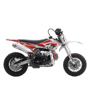 Mini Cross Apollo Thunder 70cc 4Tempi ruota 10/10 - Colore Rosso - Vista Laterale Destra